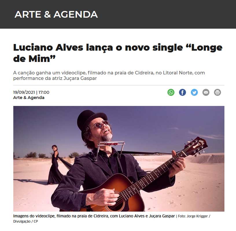 Luciano Alves lança o novo single “Longe de Mim” 