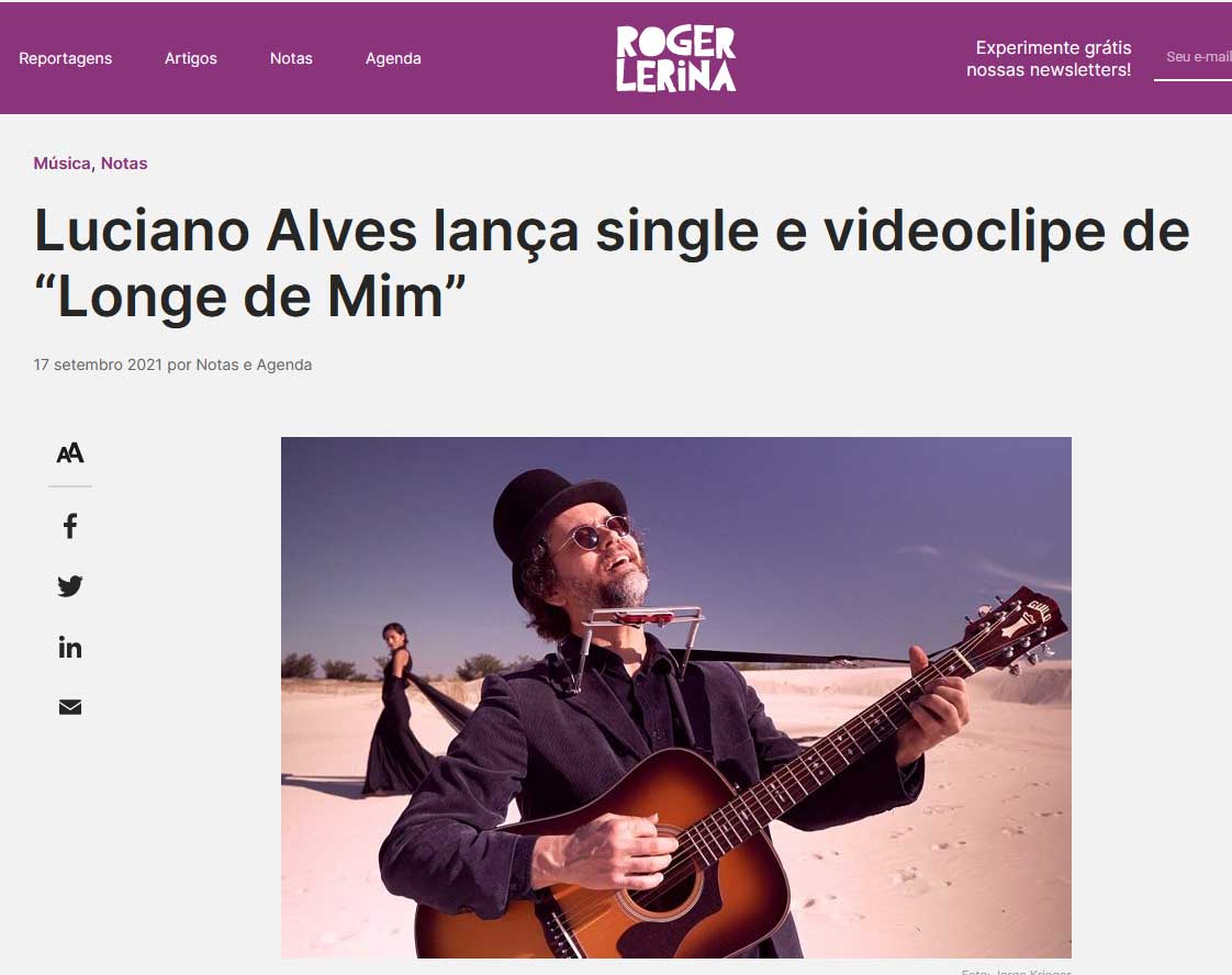 Luciano Alves lança single e videoclipe de “Longe de Mim”
